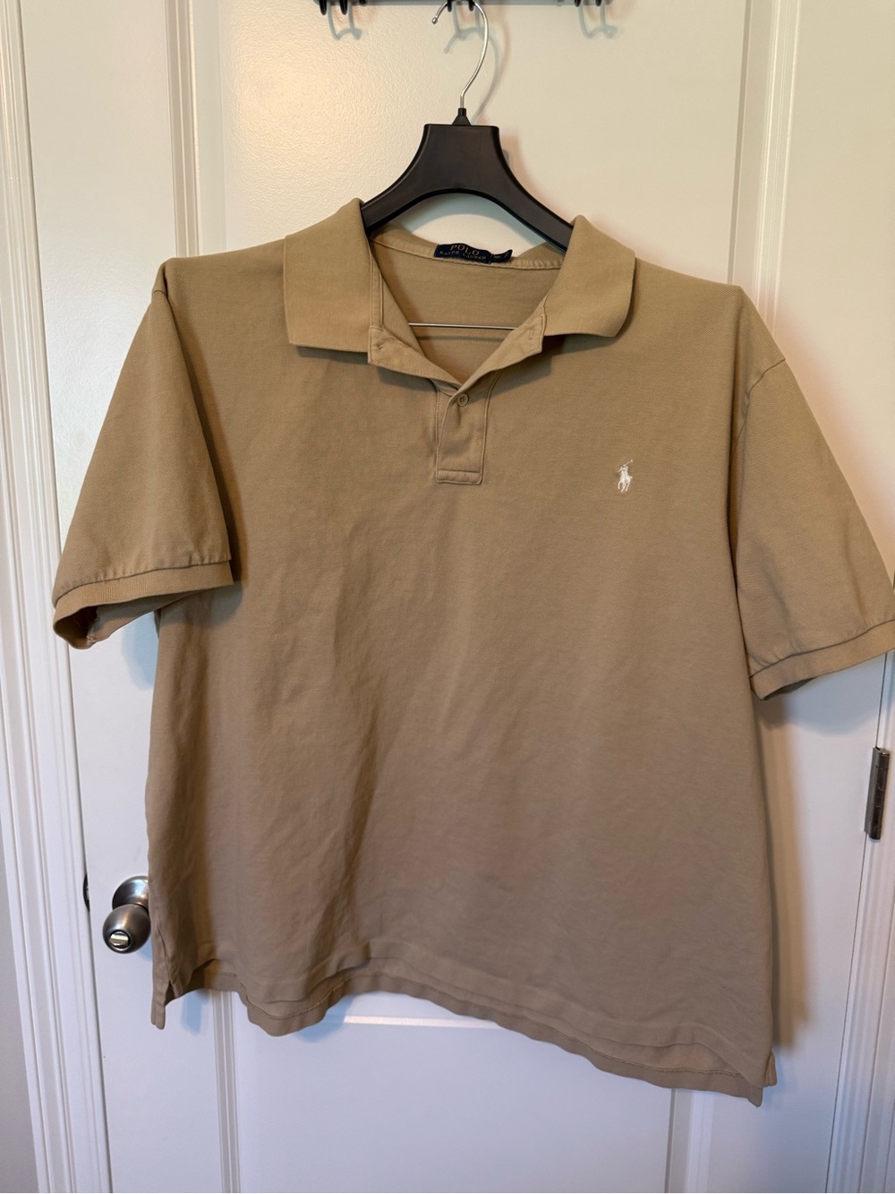 Polo by Ralph Lauren Men's Polo Shirt in Khaki